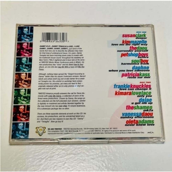 CD Danny Tenaglia - Color Me Danny (A Collection Of Tenaglia's Greatest Remixes) - Picture 2 of 2